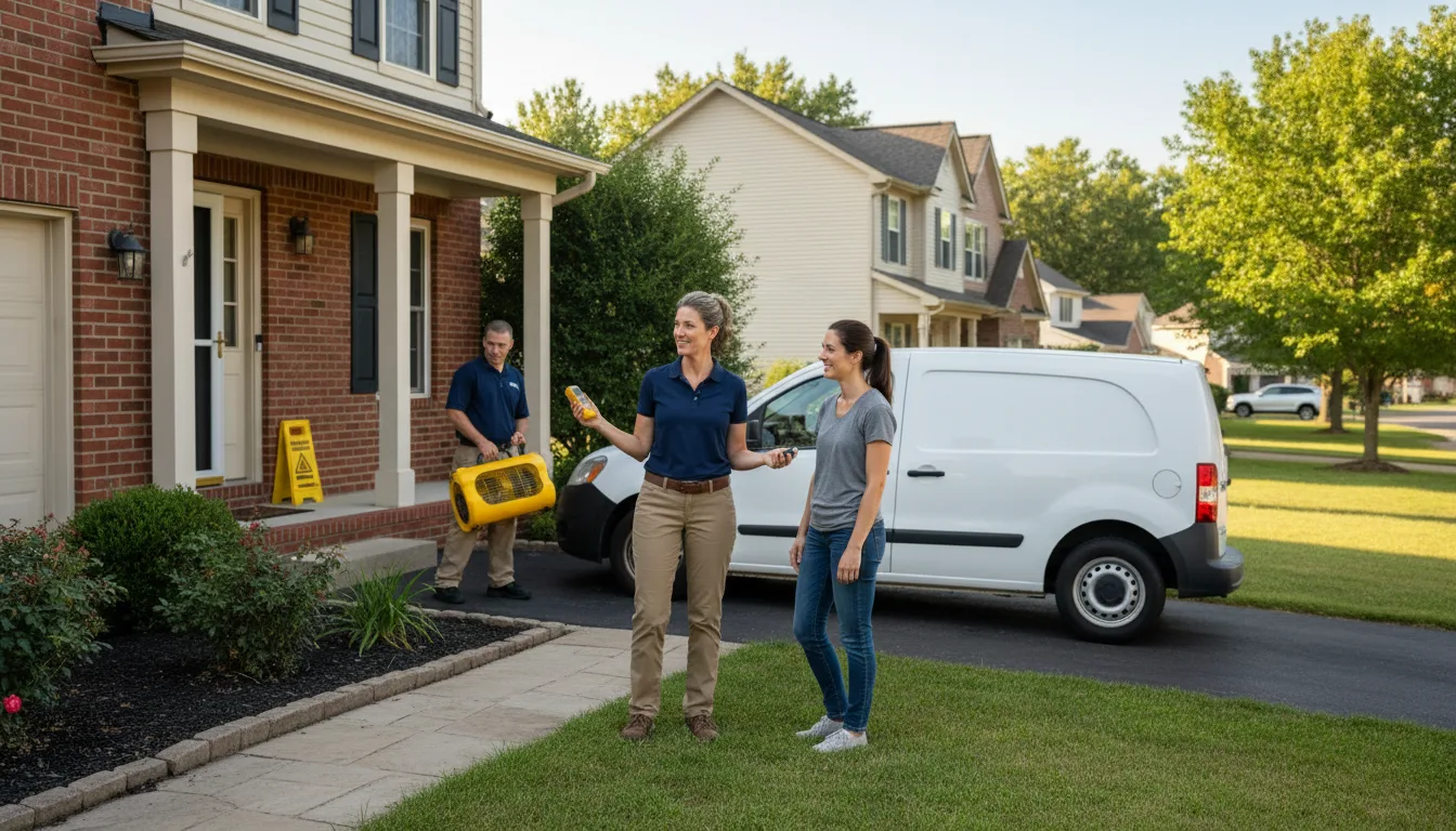 Residential water damage restoration in Haskell, NJ